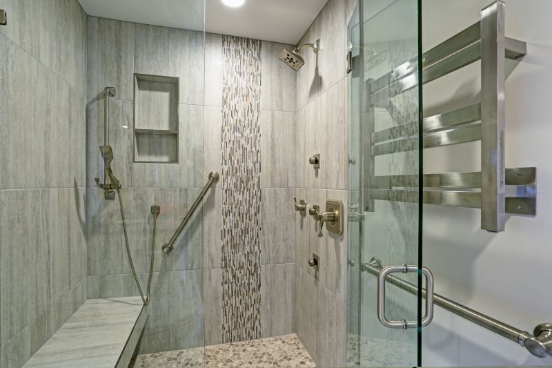 Spacious Shower with Rain Head